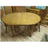Image 1 : OAK DINING TABLE & LEAF