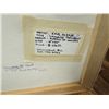 Image 2 : FRAMED PICTURE - ROWING TO THE PAST or CANOEING THE CREST by EARL HODGE - signed on back - retail $6