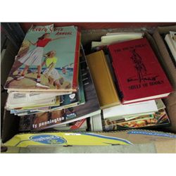 BOX OF ASSORTED COLLECTABLE AND OTHER BOOKS