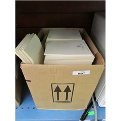 BOX OF WRITING PADS