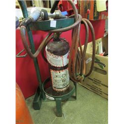 ACETYLINE TORCH & BOTTLE & STAND