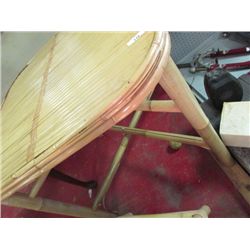 PATIO BAMBOO TABLE - NEW - SQUARE