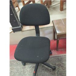SECRATARIAL CHAIR - BLACK