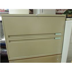 METAL LATERAL FILE CABINET - METAL - 2 DRAWER