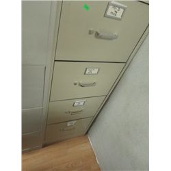 METAL FILING CABINET - 4 DRAWER