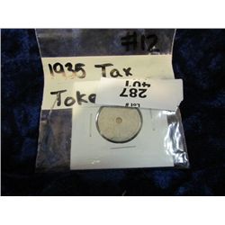 TAX TOKEN  - 1935