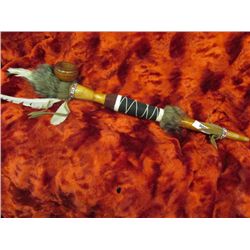 WEST COAST NATIVE? PEACE PIPE WITH FEATHERS
