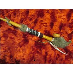 WEST COAST NATIVE? PEACE PIPE WITH FEATHERS