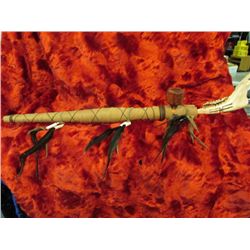 WEST COAST NATIVE? PEACE PIPE WITH JAW BONE