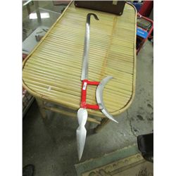KUNG FU HOOK SWORD - RED HANDLE - 1 PIECE