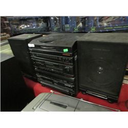 YORK STEREO SET UP - 3 PC TOTAL