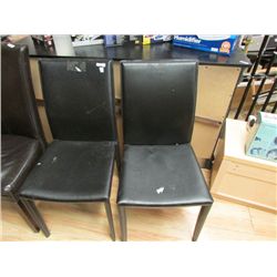 LEATHER SIDE CHAIR - 2