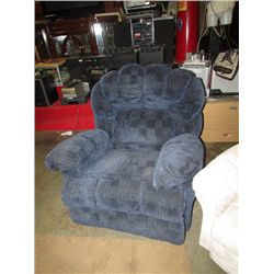 BLUE RECLINING CHAIR