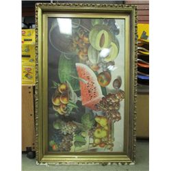 GUILDED FRAMED STILL LIFE - FRUIT