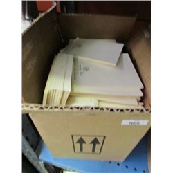 BOX OF WRITING PADS