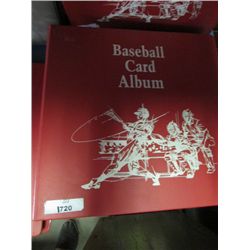 BINDERS - SPORTS TRADING CARDS - BASEBALL - 6 TTL