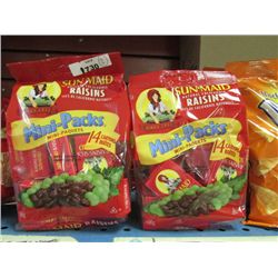 RAISINS - SUNMAID NATURAL - 9 per lot