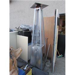 STAINLESS STEEL PATIO HEATER - STORE RETURN - MISSING DIFFUSER