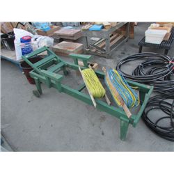 VINTAGE WOOD ADJUSTABLE PATIO LOUNGE - GREEN