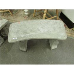 CONCRETE - BENCH - LARGE - BUTTERFLY