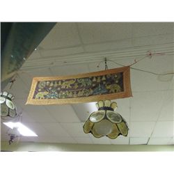 TAPESTRY - HAND CRAFTED INDIA STYLE - YELLOW BOARDER