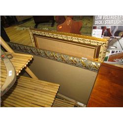 GUILDED GOLD PICTURE FRAMES - 2 - BOTH AS-IS