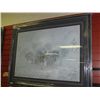 Image 1 : FRAMED PRINT "WOLVES IN SNOW"