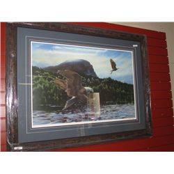 FRAMED LIMITED EDITION "EAGLE PREY" - BRUCE MEIR