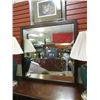 Image 1 : MAHOGANY FRAMED MIRROR - NEW