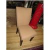 Image 1 : CHERRY WOOD AND LEATHER DINING CHAIR - MUST TAKE 4 - NEW