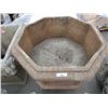 Image 1 : CONCRETE - LARGE OCTAGON PLANTER - ~23 X 24"H