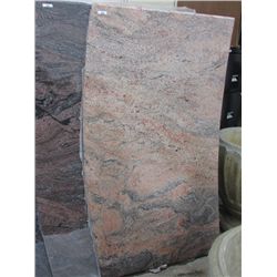 GRANITE - RECTANGLE - CURVED - PEACY RUST