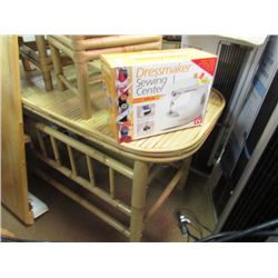 PATIO BAMBOO TABLE - NEW - RECTANGLE