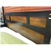 Image 1 : QUEEN OR DOUBLE HEAD BOARD- BLACK WITH CHERRY WOOD