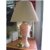 Image 1 : TABLE LAMP - PEACH COLOR BASE