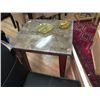 Image 1 : AUTHENTIC MARBLE TOP END TABLE - NEW