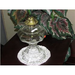 GLASS OIL LANTERN - FLUTE NOT AVAILABLE