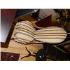 Image 2 : VINTAGE ROCKING CHAIR - UPHOLSTERED BACK & SEAT