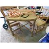 Image 1 : PATIO BAMBOO TABLE - NEW - SQUARE