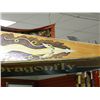 Image 4 : STOA - ****** 18' DRAGON PAINTED KAYAK - HAND CRAFTED LOCALLY - WITH SIKN  AND DOUBLE ENDED OAR - ON