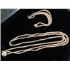 Image 1 : NECLACE & BRACLET SET - PEARL STRANDS - AS-IS