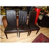 Image 1 : LEATHER CHAIR - (3 X BID - MUST TAKE ALL 3)