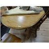 Image 1 : OAK DINING TABLE & LEAF