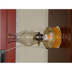 GLASS OIL LANTERN