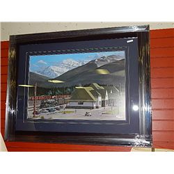 FRAMED LIMITED EDITION "JASPER STATION" - MAX JACQUIARD