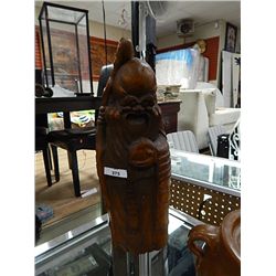 CARVED BAMBOO ORIENTAL WISE MAN