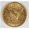 Image 2 : 1881 $5.00 LIBERTY GOLD XF-AU