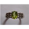 Image 2 : 3.130g Ring of Peridot Sterling Silver