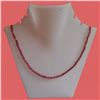 Image 1 : Ruby 67.25 CTW Necklace in Silver