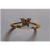 Image 1 : Ring of Diamond 0.09 Ctw in 2.40g 14kt Yellow Gold